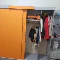 کمد لباس ۲دروریلی با کتابخانه
