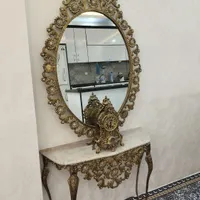 آینه کنسول طرح برنز