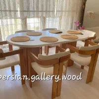 فرانکلین میز ناهارخوری کالرین آرت|میز و صندلی غذاخوری|تهران, سردارجنگل|دیوار