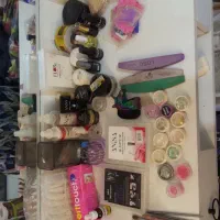 لوازم کاشت ناخن پودر و ژل تمامش