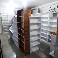 انواع شلف باکس کتابخانه قفسه صنایع چوب و فلز حنفی|کتابخانه، شلف، قفسه‌های دیواری|قم, نیروگاه|دیوار