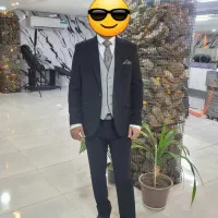 کت و شلوار مشکی مردانه 50