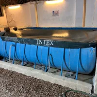 استخر بزرگ 2*4 پیش ساخته برزنتی برند INTEX کاملانو