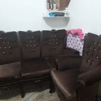 مبل ۷نفره،تروتمیزوسالم|مبلمان خانگی و میز عسلی|خمینی‌شهر, |دیوار