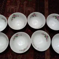 8عدد کاسه گل سرخی