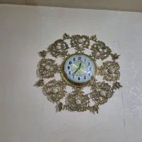 ساعت برنز و جای دستمال و سطل کاغذی