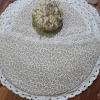 سرویس دمکنی کتان نخ با طرح دلخواه شما|سفره، حوله، دستمال آشپزخانه|قم, پردیسان|دیوار