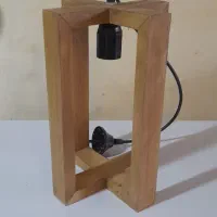 لوستر چوبی مستطیلی