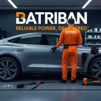 استخدام پیک موتوری جهت نصب باتری