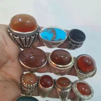 ۱۳عدد انگشتر نقره درجه یک