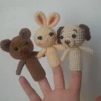 عرووسک بافتنی فانتزی