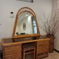 میز آرایش شش کشو دار چوبی