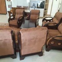 مبل راحتی ۶ نفره ۴ تا تکی و یک دو نفره بدون میز|مبلمان خانگی و میز عسلی|اصفهان, سپاهان‌شهر|دیوار