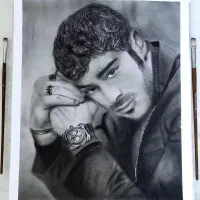 سفارش طراحی چهره در اندازهای مختلف|تابلو، نقاشی، عکس|برازجان, |دیوار