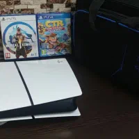 PS5 slim دیسک خور، دو دسته، هارد 1 ترابایت|کنسول، بازی ویدئویی و آنلاین|تهران, نازیآباد|دیوار