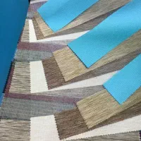 پرده پانچ مینیمال چاپی حریر ساده