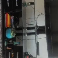 زیر تلویزیون شیشه ای
