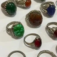 انوع انگشتر های سنگ معدنی طبیعی|بدلیجات|رشت, گلسار|دیوار