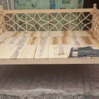 نیمکت چوبی گره چینی مدل ستاره