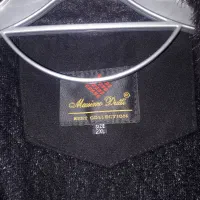 پالتو یقه خز مشکی نو|لباس|مرودشت, گندم|دیوار