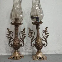 جفت شمعدانی برنز اصل