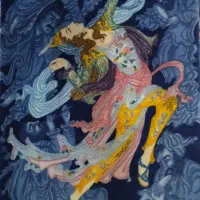 تابلوفرش بسیارزیبادست بافت