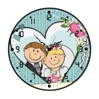 ساعت دیواری فانتزی (با تصویر دلخواه)