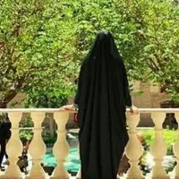 چادر عربی ملی دانشجویی و ساده مشکی
