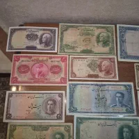 کلکسیون اسکناس های رضا شاه و محمد رضا شاه|کلکسیون سکه، تمبر، اسکناس|تهران, بروجردی|دیوار