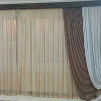 پرده با حریر خارجی|پرده، رانر، رومیزی|قم, پردیسان|دیوار