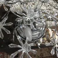 لوستر سقفی کریستال اصل فرانسه.درحدنو سلسبیل