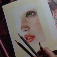 نقاشی چهره هدیه ماندگار|تابلو، نقاشی، عکس|بندرعباس, |دیوار