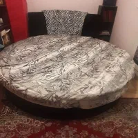 تخت خواب گرد دو نفره ترک با تشک خوشخواب