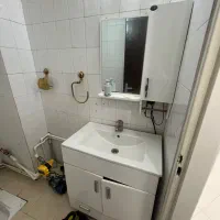 روشویی دستشویی کامل به‌همراه شیر آب