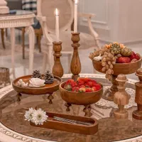 چوبی ظروف و پذیرایی|ظروف سرو و پذیرایی|ملک‌آباد, |دیوار