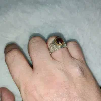 انگشتر نقره سنگ یمنی اصل