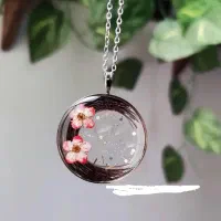 گردنبند موی یار شبتاب رزین بلک فرایدی|بدلیجات|بوشهر, |دیوار