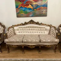 مبل استیل ۷ نفره چوب اصل سالم‌|مبلمان خانگی و میز عسلی|تهران, حکیمیه|دیوار