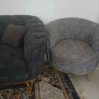 مبل چستر ۸ نفره تمیز + میز جلو مبلی ۴ تیکه