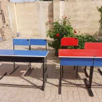 نیمکت دانش آموز/ صندل و میز دانش آموز|میز تحریر و کامپیوتر|پارسآباد, |دیوار