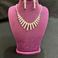 گردنبند عروس فول نگین|بدلیجات|گرگان, |دیوار