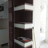 کمد دیواری با طبقه بندی و دکور ام دی اف|جاکفشی، کمد، دراور|شیراز, عادل آباد|دیوار