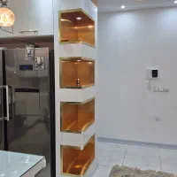 دکور کابینت|کتابخانه، شلف، قفسههای دیواری|لنجان, |دیوار