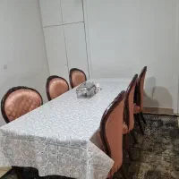 مبل استیل همراه با میز ناهار خوری|مبلمان خانگی و میز عسلی|تهران, اکباتان|دیوار