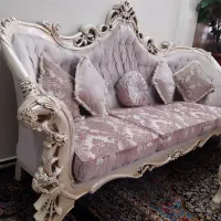 مبل استیل ۹ نفره مبلمان چوب