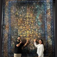 فرش ویولت مخمل بافت بایر آلمان 1200ویژه