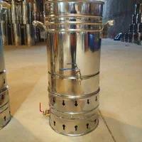 سماورگازی استیل(سماور مسجدی)درجه یک طرح های مختلف|سماور، چای‌ساز، قهوه‌ساز|تبریز, |دیوار