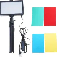 پک ۲ عددی نور استودیویی USB / نورپردازی حرفه‌ای