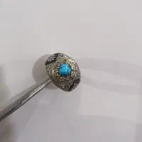 انگشتر فیروزه نیشابور رکاب نقره|جواهرات|کاشمر, |دیوار