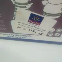سماور استیل شیر دار همراه با قوری چینی|سماور، چای‌ساز، قهوه‌ساز|شیراز, گلستان|دیوار